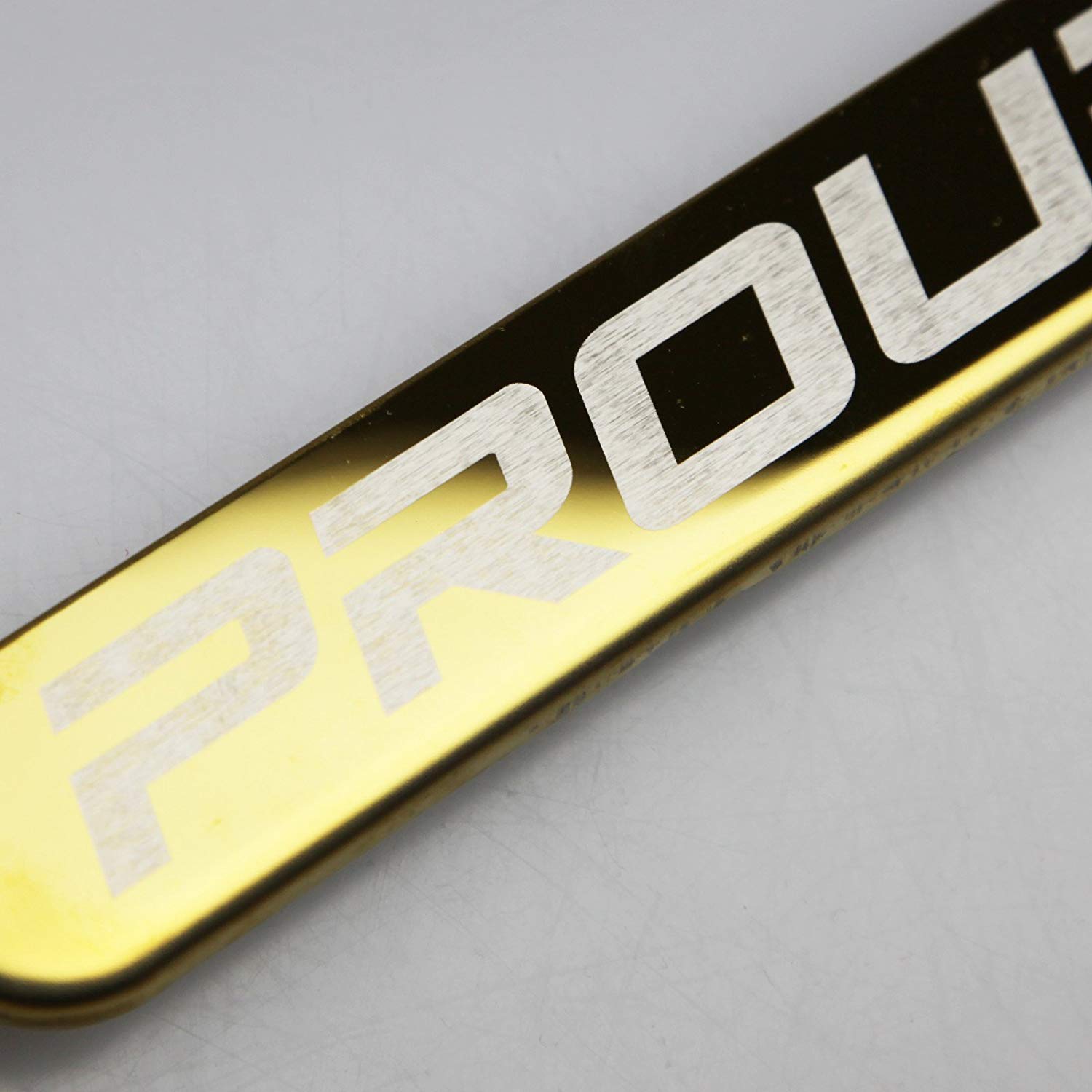 FAI Frame Ai Custom Personalized Laser Engraved T304 Stainless Steel Polish License Plate Frame Holder Bracket - Gold - Image 2