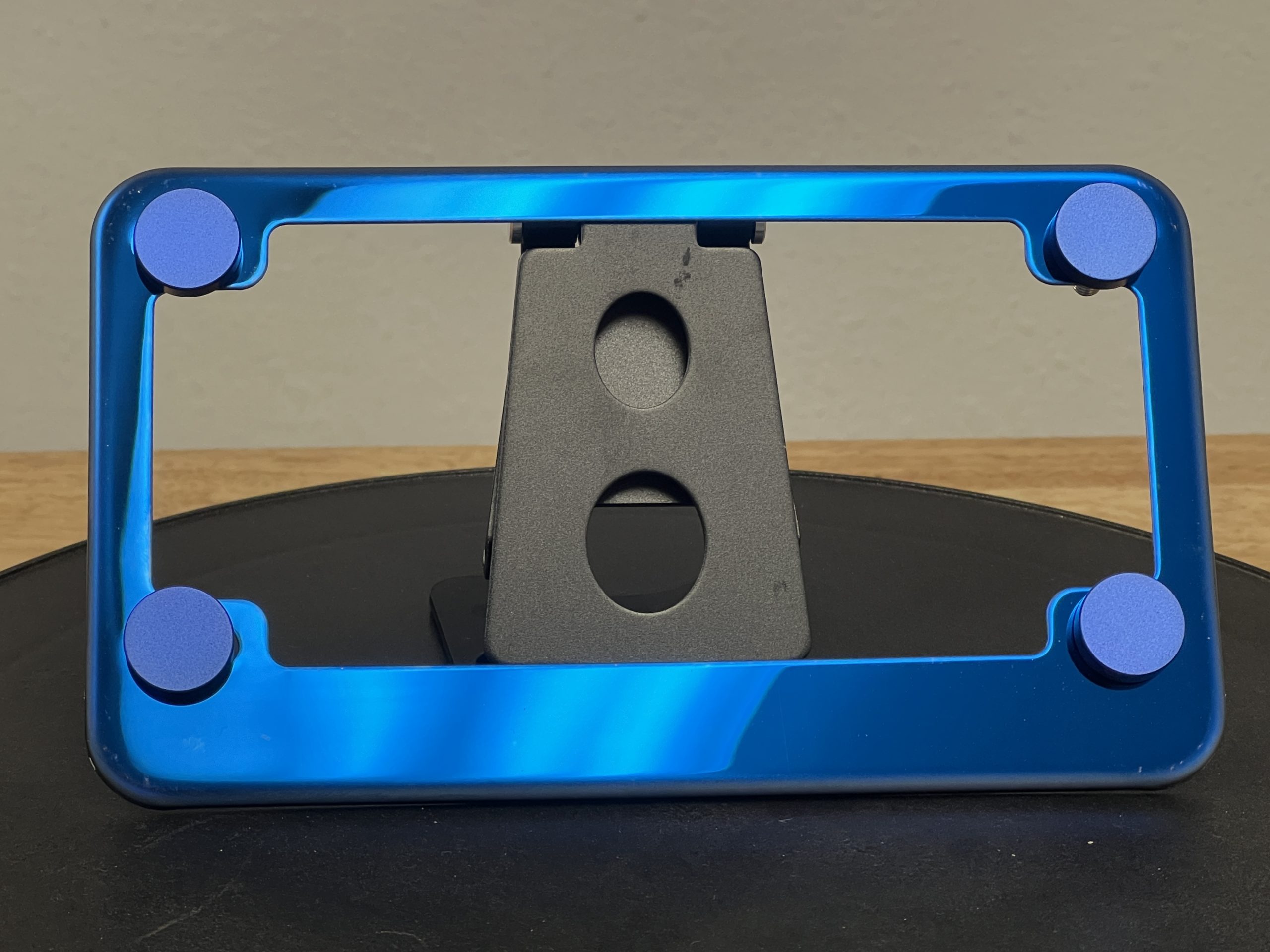 FAI Frame Ai T304 Stainless Steel Motocross License Plate Frame Holder Bracket - Blue Chrome - Image 9