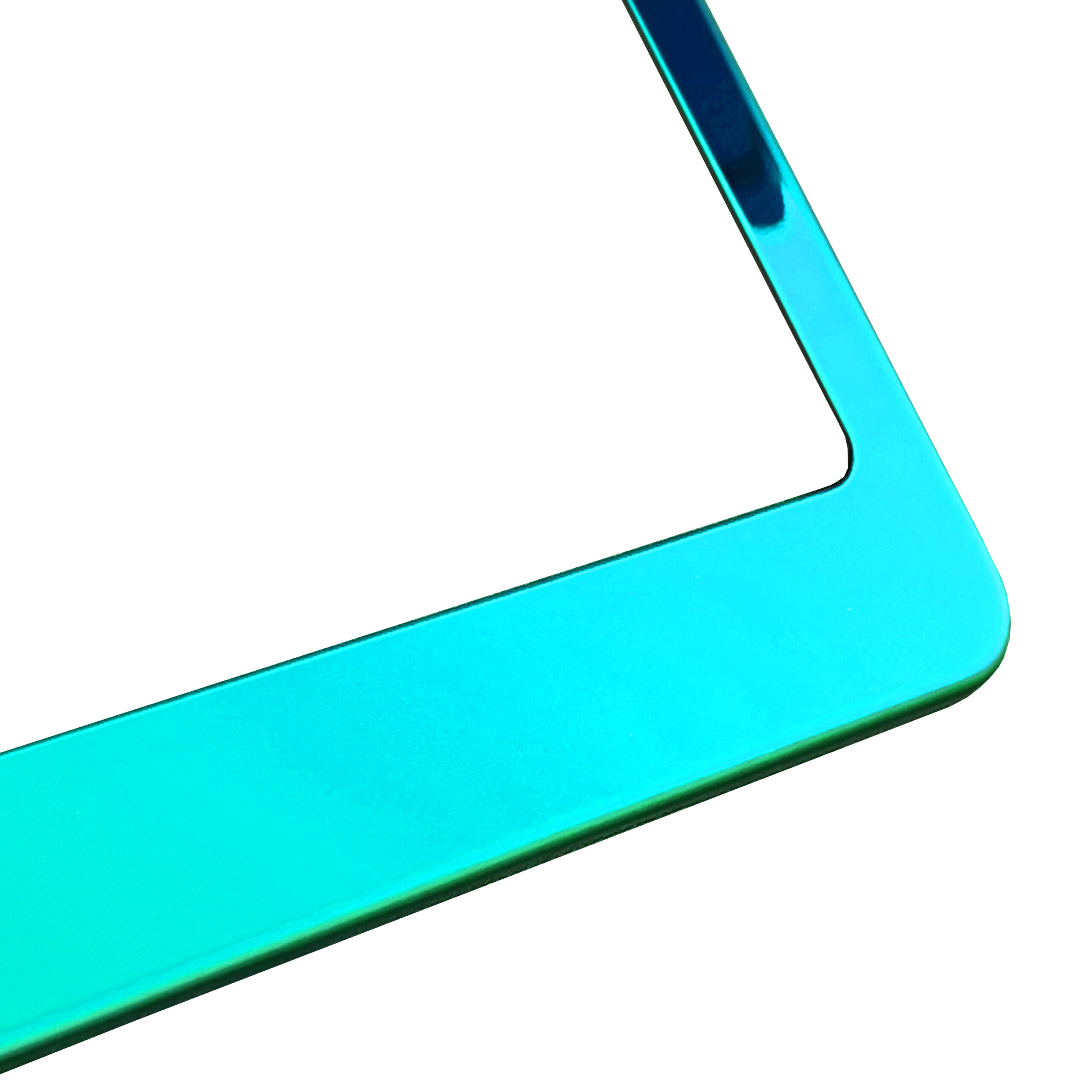 FAI Frame Ai T304 Stainless Steel Polish Mirror Stainless Steel License Plate Frame Holder Bracket - Green - Image 7